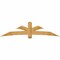 Ekena Millwork Davenport Rough Sawn Timber Gable Bracket, Western Red Cedar, 96"W x 24"H x 6"D x 6"F, 6/12 Pitch GBW096X24X0606DAV00RWR - alternate 1